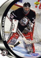 1998 Kenner Starting Lineup Cards Upper Deck #8 Dominik Hasek