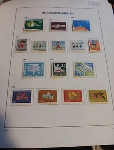 SELLOS POSTALES DE ANTILLAS HOLANDESAS USADOS (OG43) 1963/1964 - Imagen 1 de 2