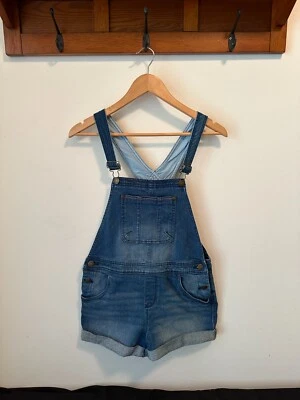 Tommy Hilfiger GIRLS Bib Overall Shortalls w/ decorative stich Sz L (12/14) - Изображение 1 из 4