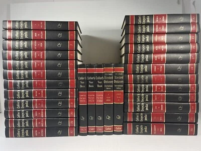 Colliers Encyclopedia Complete Set 24 Index Dictionary 1978 1979 1980 Yearbooks — 第 1/4 张图片