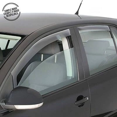 Visera de ventana ventilación deflector de lluvia para Dodge Journey 2009-2020 negro humo 4x Foto 1 de 4