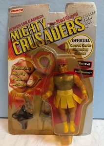Mighty Crusaders The Evil Brain Emperor Actionfigur - (Remco, 1984) - versiegelt - Bild 1 von 7