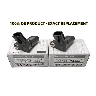 2XOEM Camshaft Position Sensor for Nissan Titan Armada NV3500 5.6L V8 237314M506 - Image 1 of 4