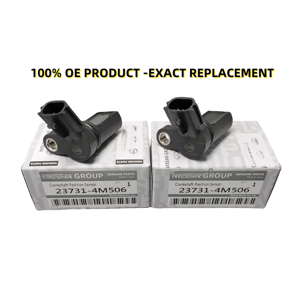 2XOEM Camshaft Position Sensor for Nissan Titan Armada NV3500 5.6L V8 237314M506 - Image 1 of 4