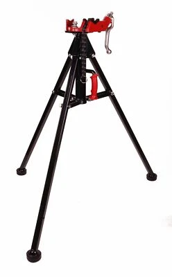 Toledo Pipe 425 Stand Tripod Chain Vise works with RIDGID® 460 12R 700 Threader - Image 1 of 4