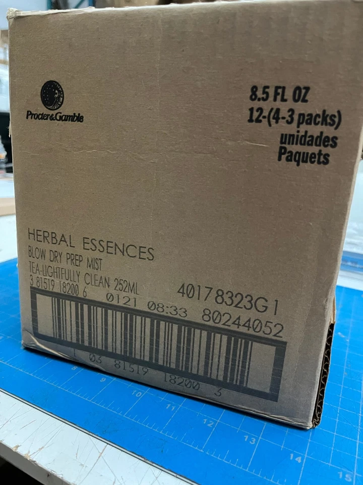 HERBAL ESSENCES TEA-LIGHTFULLY CLEAN BLOW DRY PREP MIST  8.5 oz BOX OF 12 - Image 1 of 1