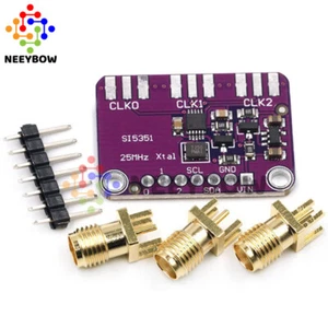 Si5351A I2C 25MHZ Clock Generator Breakout Board 8KHz to 160MHz for Arduino New - Picture 1 of 4