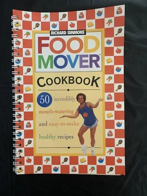 Richard Simmons Food Mover Cookbook 1999 Spiral Bound 50 Healthy Recipes Vintage — 第 1/3 张图片
