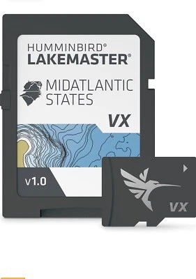 Humminbird 6020041 LakeMaster VX Premium Midatlantic States - Image 1 of 2