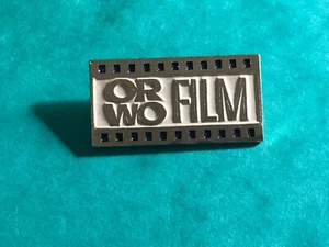 ORWO FILM Advertising FILMFABRIK WOLFEN Germany Vintage Pinback Brooch Lapel - Picture 1 of 5