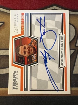 Johnny Sauter 2006 Press Pass Racing Traks Certified Auto /100 - Image 1 of 2