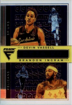 2020-21 Panini Flux Deja Vu #11 Brandon Ingram Devin Vassell - BSK - Image 1 of 2