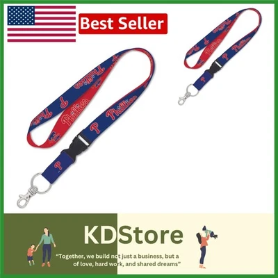 Philadelphia Phillies Official MLB Lanyard with Detachable Buckle - Image 1 of 3