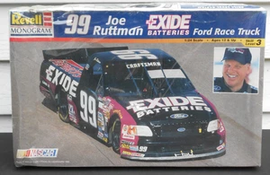 KIT #99 EXIDE 1997 FORD F-150  NASCAR CTS RACE TRUCK -  J. RUTTMAN REVELL  1/24 - Picture 1 of 7