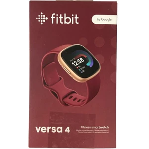 Reloj inteligente Fitbit Versa 4 Fitness, GPS, frecuencia cardíaca 24/7, jugo de remolacha/rosa cobre - Imagen 1 de 2