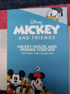Mickie Mouse And Friends Forever Coin Collection Silver Coin With Album - Picture 1 of 5