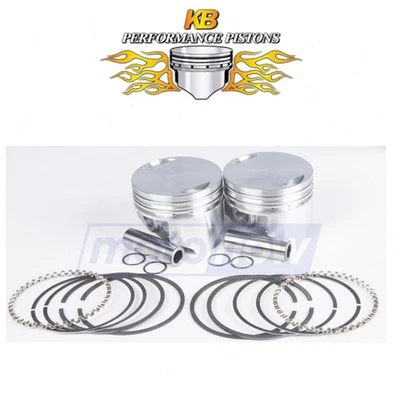 KB Cast Piston Set for 1995-1998 Harley Davidson FXD Dyna Super Glide - eq — 第 1/4 张图片