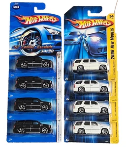 8 Hot Wheels (2006) Mattel '07 Cadillac Escalade 1/64 Diecast Cars CASE FRESH - Picture 1 of 2
