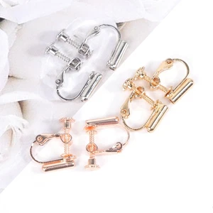 3 pares de tornillos ajustables sin piercings hágalo usted mismo cambiador de clip de oreja - Imagen 1 de 12