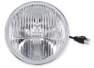 Holley LFRB155 Hi/Lo 7" Retrobright Round Modern White 5700K LED Headlight Foto 1 de 3