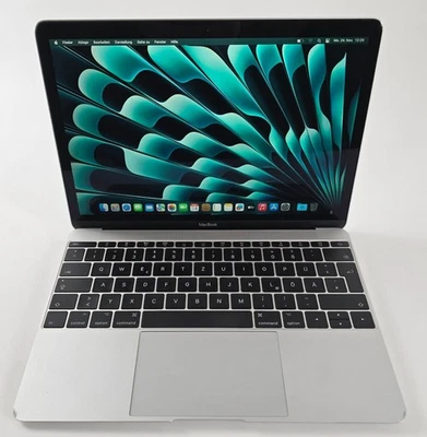 Apple MacBook 12'' (2017) m3-7Y32 256GB 8GB Silver Laptop A1534 #90 - Bild 1 von 4