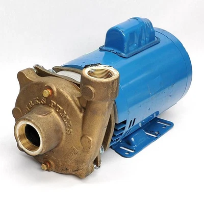 Burks Crane Centrifugal Pump L15GA5-1-1/4 1.5HP 4.97"Imp.Dia. 115/230V 1Phase - Image 1 of 4