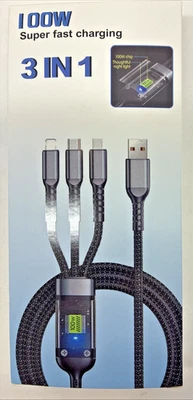 100 W Super Fast Charging 3in1 - Image 1 of 4