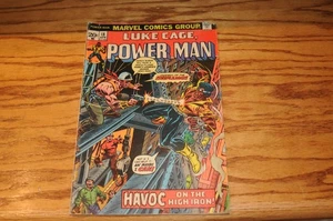 Power Man #18 (Marvel Comics April 1974) Comic Luke Cage Havoc on the High Iron - Picture 1 of 22