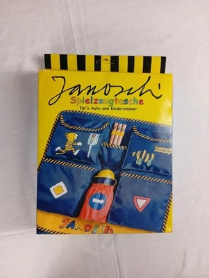 Vintage Janosch Tigerente Spielzeugtasche, 1999 Rückenschutz fürs Auto OVP - RAR - Bild 1 von 4