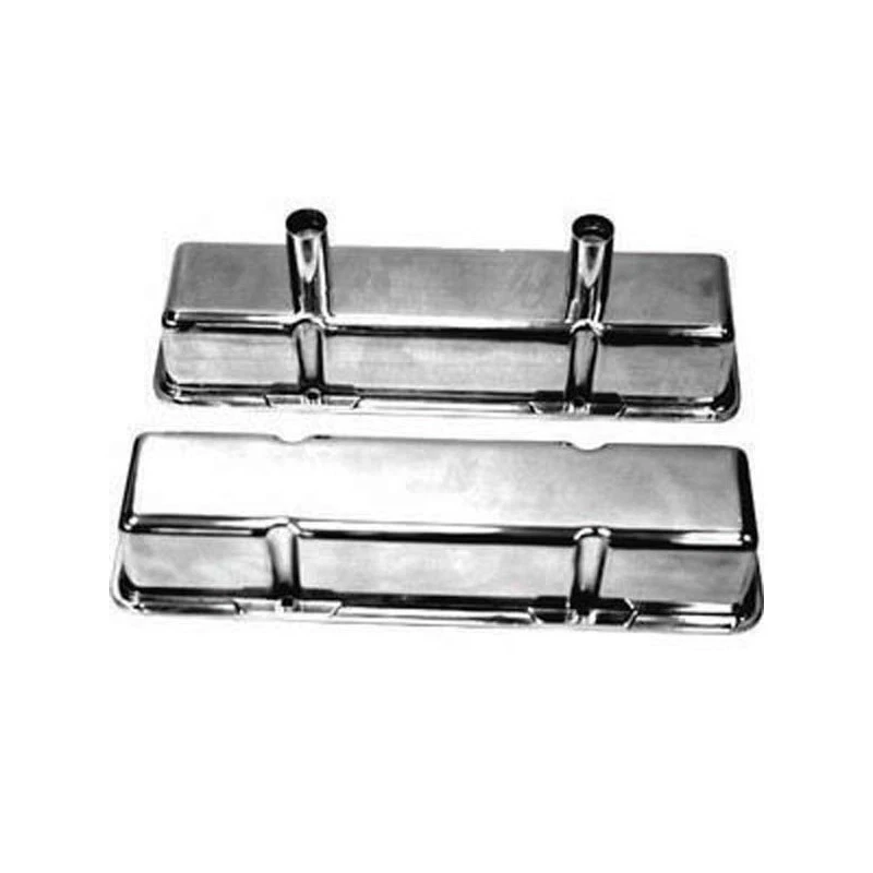 RPC Valve Cover Set R6140; Tall Polished Aluminum, Circle Track for SBC - Image 1 of 1