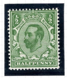 GB SG322 KGV ½d green Imperial Crown Wmk Die A MLH cv £4 - Picture 1 of 1