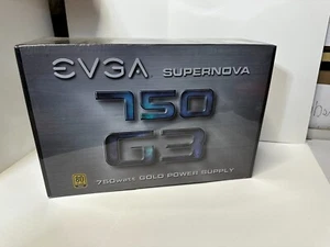 EVGA 220-G3-0750-X1 Supernova 750 G3 Power Supply 750W New, Sealed - Afbeelding 1 van 4
