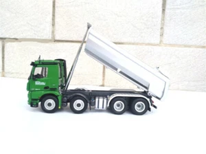 1/50 for NZG FOR Mercedes For Benz AROCS 8X4 HALFPIPE For LGBAU Tipper Dump - Picture 1 of 6