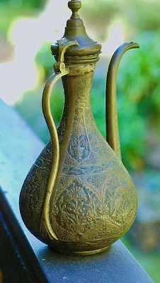 精致古董土耳其奥斯曼铜伊威尔博物馆级! — 第 1/4 张图片