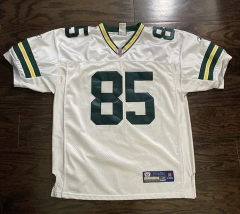 Green Bay Packers NFL Football Jersey #85 Greg Jennings Mens Size 48 Reebok WR Cover