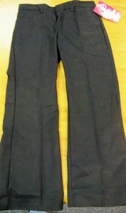 Boy's Dickies School Wear Black Slacks SZ 8RG 23W New With Tags - Picture 1 of 1