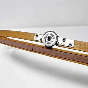 Aro bordado Queen vintage 12" esfera de rueda de tensión OVAL forrada de fieltro de madera EE. UU. - Imagen 1 de 21