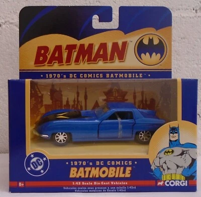 Corgi 1970's Batmobile Batman BMBV1 DC Comics 1:43 Scale Diecast Metal Die-Cast - Image 1 of 2
