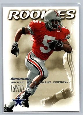 2000 FLEER DOMINION ROOKIE CARD # 206 Michael Wiley - Dallas Cowboys - Image 1 of 2