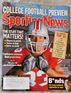 James Laurinaitis Ohio State 20. August 2007 Sportnachrichten Ex - Bild 1 von 1