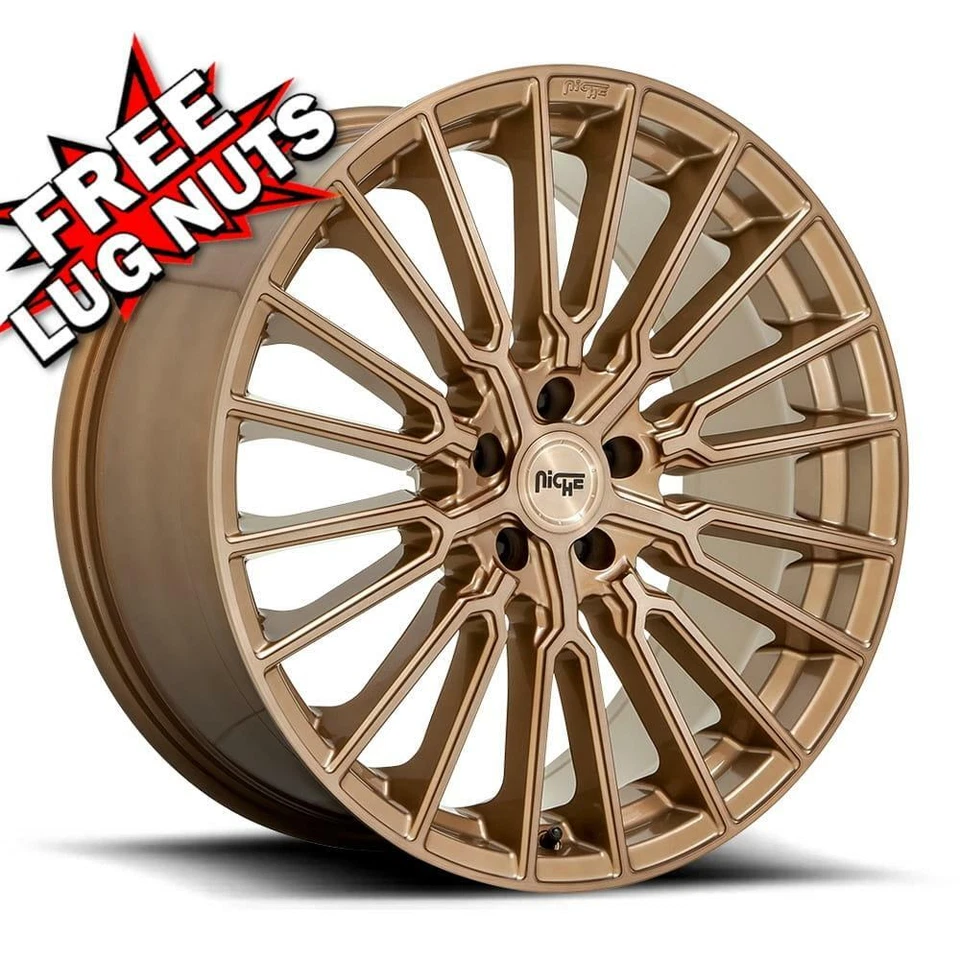 Llanta 20 pulgadas 20x10,5 Nicho M264 PREMIO Bronce Cepillado 5x120 +35 Foto 1 de 1