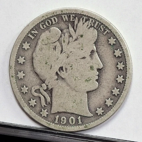1901-S Barber Half Dollar - Good (49442-L) Cover