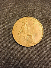 1915 GREAT BRITAIN - FARTHING - GEORGE V - BRONZE