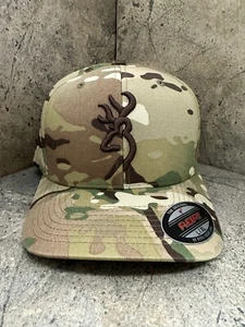 Browning Phantom Cap with Buckmark 308987384 - Multicam Tan - L/XL Flex Fit - Picture 1 of 2