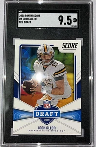 2018 Panini Score Josh Allen NFL Draft RC SGC 9.5, LOW POP! 1 von 3  - Bild 1 von 2