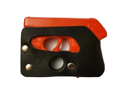 HANDMADE Pocket Holster Fits Ruger LCP 380 with Viridian E Laser Black Leather