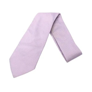 HERMES  Neck tie Silk Red Purple Logo  japan seller N0116 35 Made in France - Picture 1 of 7