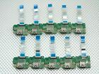 Lot of 10 - HP ChromeBook 11 G5 EE USB Port PCB Board w/ Cable - DANL6CTB6D0