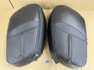 2009-2017 Genuine Harley-Davidson V Rod Muscle Rigid Leather Saddlebags 91182-09 - Picture 1 of 18