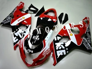 Para GSXR600/750 2004-2005 Rojo Negro ABS Molde de Inyección Carrocería Carenado Kit Capucha - Imagen 1 de 8